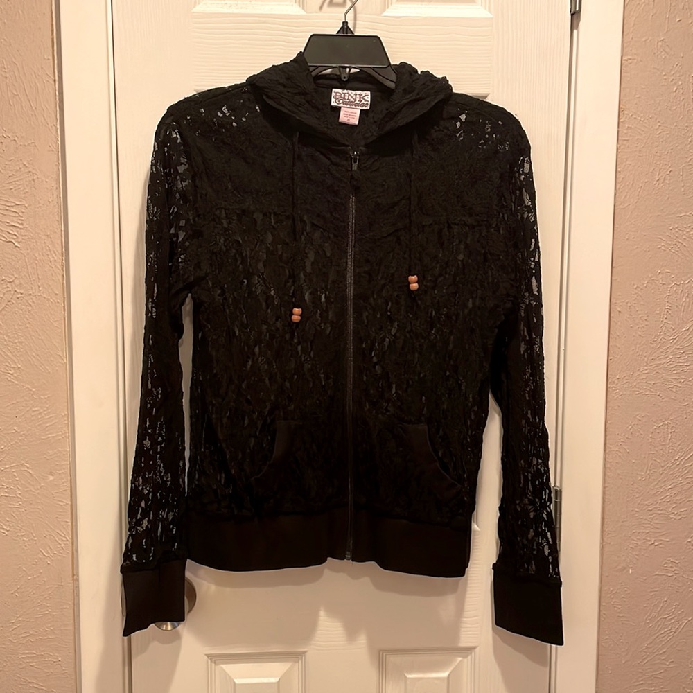 Womens black hoodie